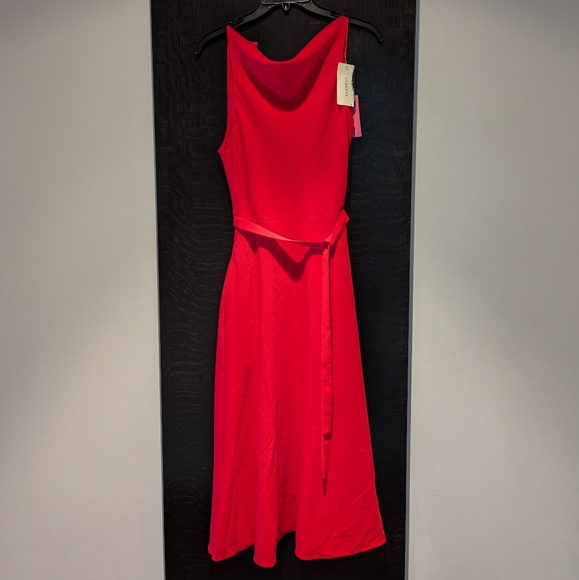 Evereve Elondra Dress Amanda Uprichard - ElectricRouge - Sz SX - Picture 3 of 8